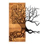 Wallity Muaz Accesorio decorativo de pared Negro y Nogal